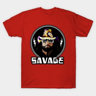 Randi Savage Black head T-Shirt
